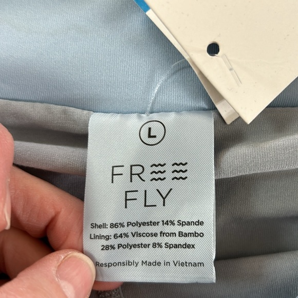 NWT Free Fly Women's Bamboo-Lined Breeze Skort Size Large color clear sky - Picture 6 of 9